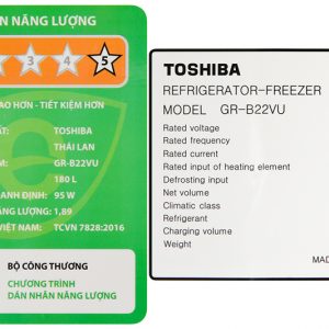 Tu Lanh Toshiba Gr B22vu Ukg 13 Org