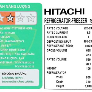 Hitachi Inverter 569 Lit R Wb640pgv1 15