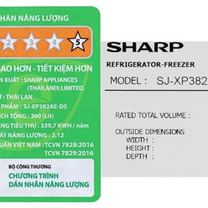 Tu Lanh Sharp Inverter 360 Lit Sj 12 700x467